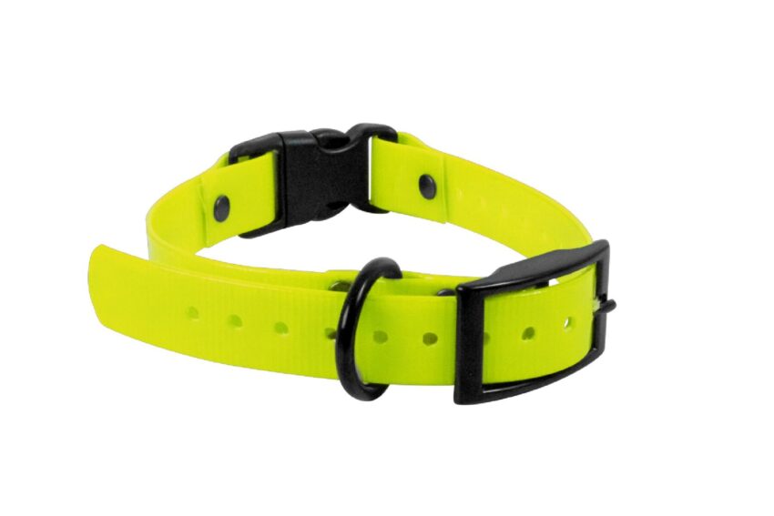 COLLIER CLIP RAPIDE BIOTHANE JAUNE - Vue principale