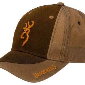 CASQUETTE TWO TONE MARRON FONCE