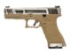 PISTOLET 6MM GAZ T8 SV SLIDE SV BARREL TAN FRAME - Vue 1