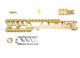 CULASSE AAP01 FUKU-2 CNC OR / SILVER – Long Cutout version - Vue 1