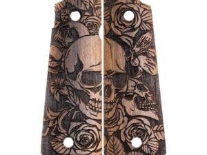 PLAQUETTES BOIS PT1911 SKULL
