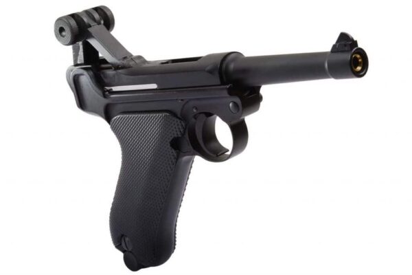 PISTOLET 6MM GAZ P08 4" NOIR – Image 3