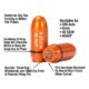 DOUILLES AMORTISSEUR ORANGES 45ACP X2 - Vue 1