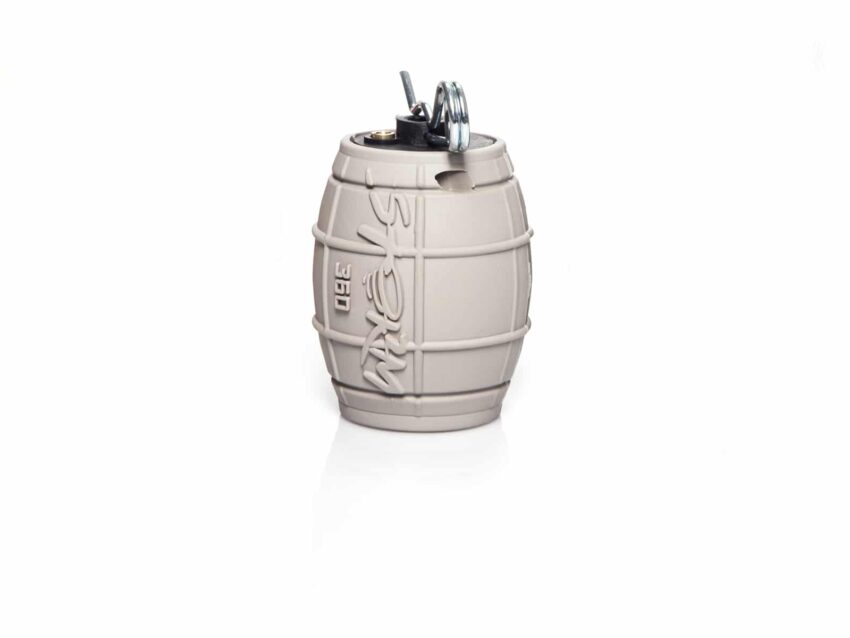 GRENADE GAZ STORM 360 GRIS - Vue principale