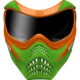 MASQUE THERMAL VFORCE GRILL COWABUNGA ORANGE - Vue principale