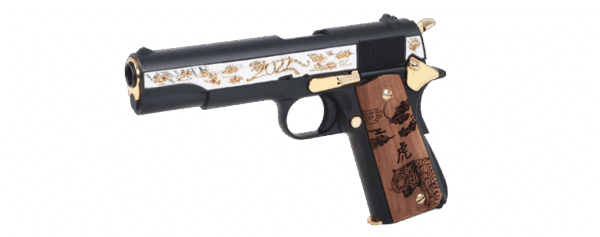 PISTOLET 6MM 1911 YEAR TIGER EDITION LIMITEE GAZ – Image 2