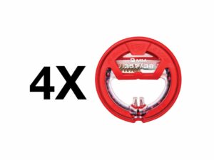 PACK CABLES DE NETTOYAGE BORE BOSS - .357CAL/.38CAL/9MM X4