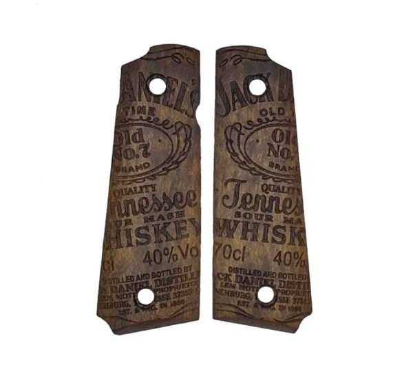 PLAQUETTES BOIS PT1911 JACK DANIEL'S