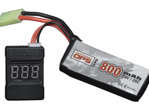 Batterie LiPo 800 mAh avec connecteur.