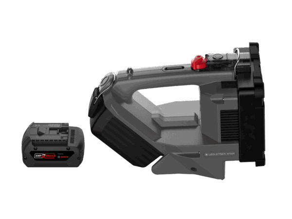 Torche LEDLENSER XP30R avec batterie Bosch.