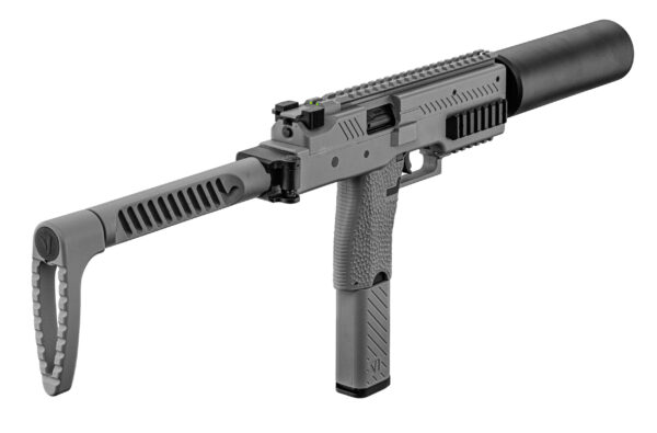 Réplique airsoft Vorsk SMG VMP-1X gris avec silencieux 0.95J – Image 4