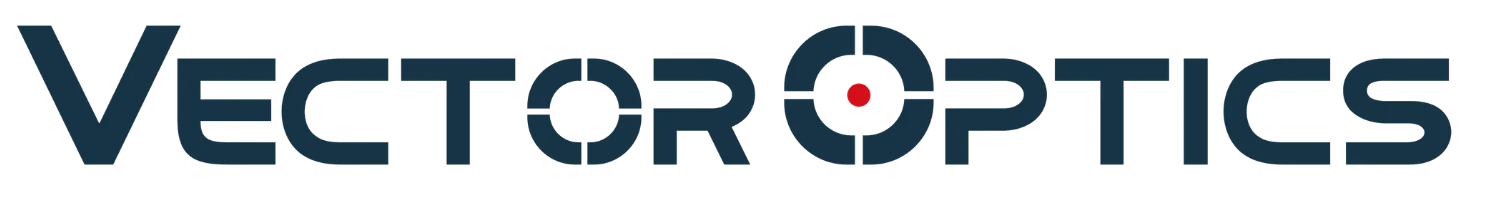 Logo de Vector Optics avec cercle rouge