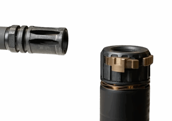 MODERATEUR ACHERON ACS E1 MONTAGE BIRDCAGE POUR CF A2 - 5.56 - NOIR – Image 4
