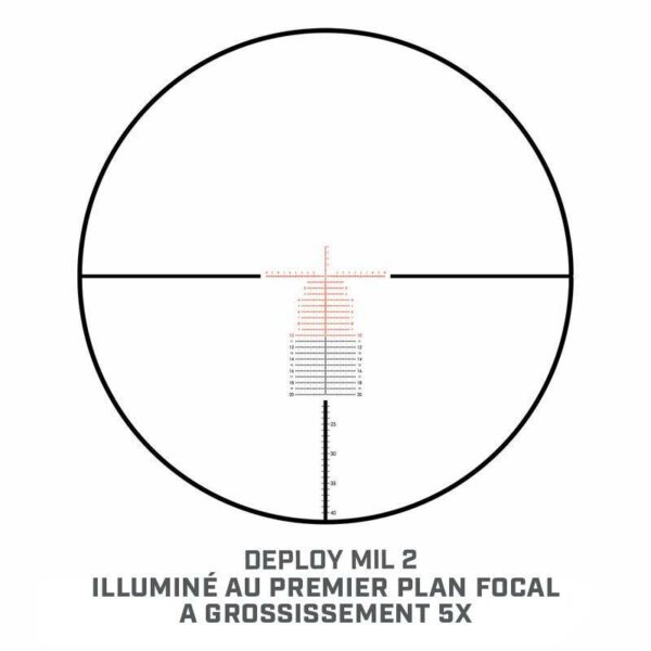 LUNETTE BUSHNELL MATCH PRO ED 5-30X56 FFP RET. DEPLOY MIL 2 ILL – Image 6