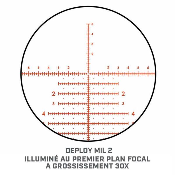 LUNETTE BUSHNELL MATCH PRO ED 5-30X56 FFP RET. DEPLOY MIL 2 ILL – Image 7