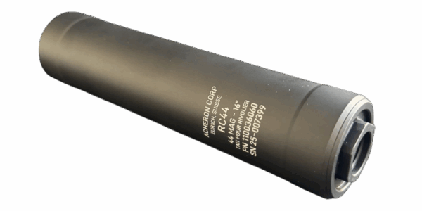 MODERATEUR DE SON ACHERON POUR CALIBRE 44 REM MAG - FILETAGE 5/8-24 UNEF
