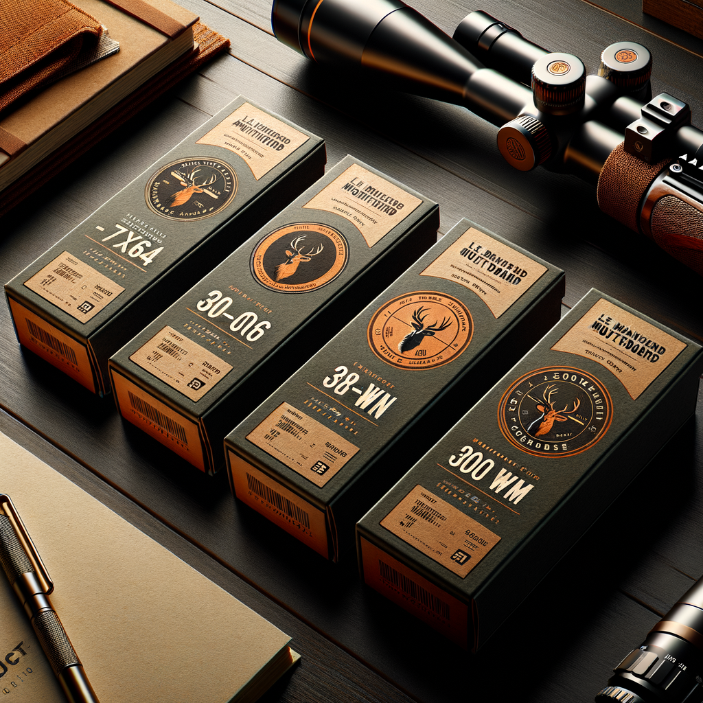 Munitions chasse 7x64 Brenneke 30-06 Springfield 308 Winchester 300 Win Mag