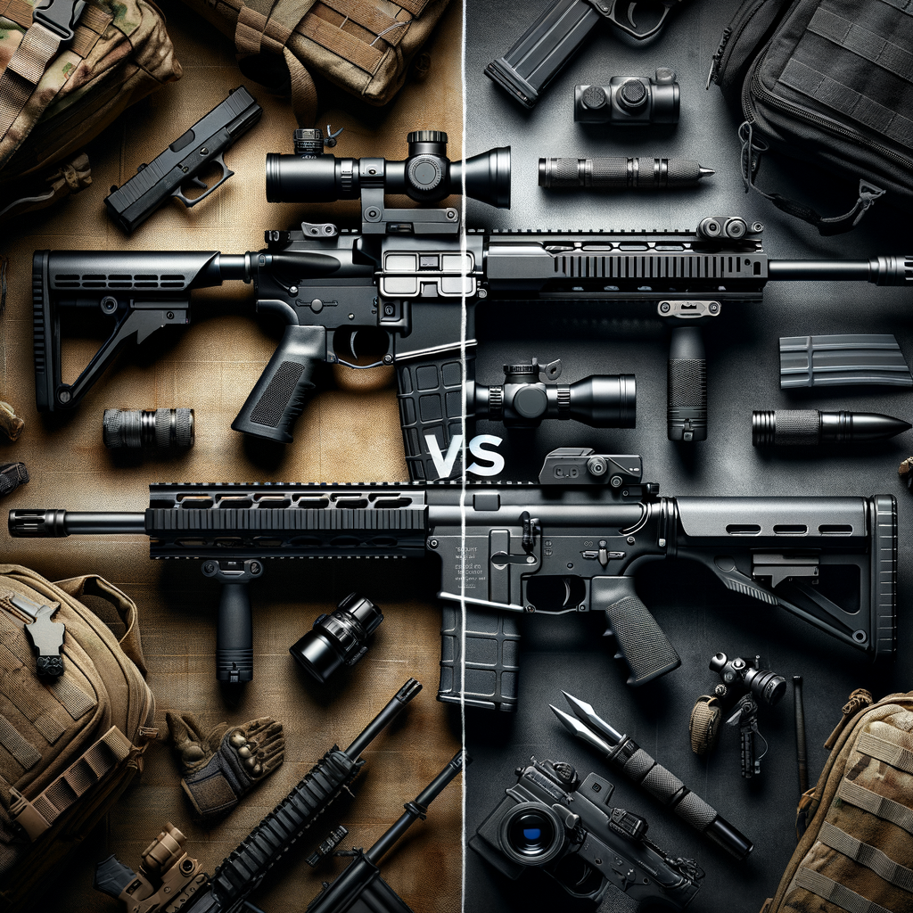 Image de présentation comparative DMR vs BASR pour blog airsoft