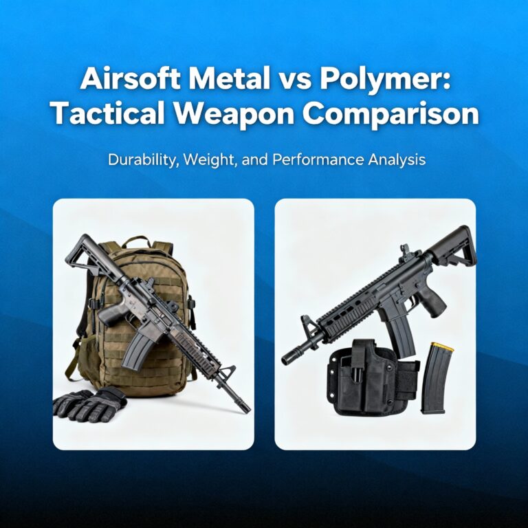 Comparatif réplique airsoft métal vs polymère - Guide expert Le Montagnard 2025