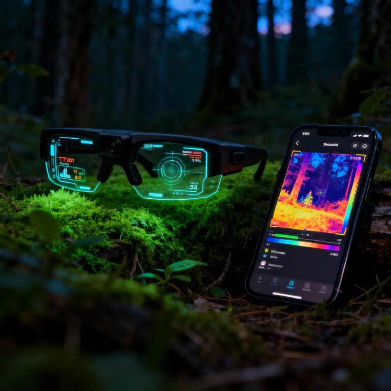 Lunettes thermiques intelligentes 2025 avec interface IA et application mobile
