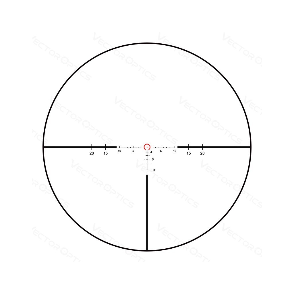 Réticule lumineux Continental X6 1-6x24 BDC