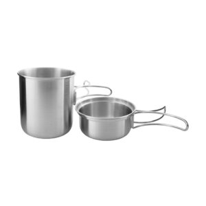HANDLE MUG 600 SET - TASSE GRADUEE + CASSEROLLE - POIGNEE PLIANTE - 600ml - ACIE