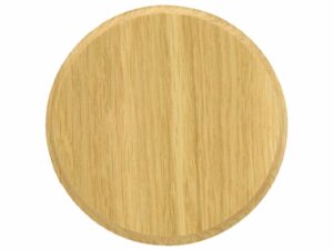 plaque trophée ronde sanglier chêne clair – Ø 20 cm