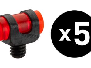 sans marque EA - Guidon fluo rouge à visser - Diam. 3,5 mm - hausses, guidons & grenadières