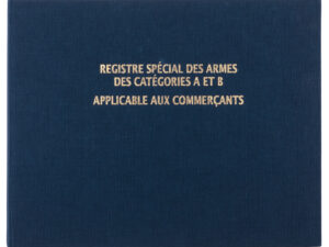 sans marque EA - Registre des armes catégories A et B - matériel de rechargement