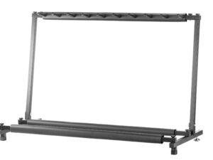 BO Manufacture Arms - Ratelier vertical en métal 9 armes - portes fusils, écussons à trophées.