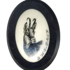 sans marque EA - Calotte chamois ivoire ou argent - plaques de couches, buscs & calottes