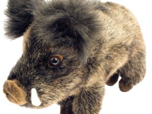 Anima - Peluche sanglier – Long.18 cm - jeux d'enfants & peluches