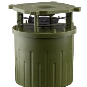 sans marque EA - Agrainoir automatique vert 6 volts - aménagement du territoire & agrainoirs