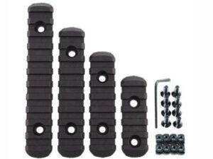 BO MANUFACTURE - Kit de 4 rails M-LOK vers Picatinny – RAILS NOIR - airsoft - accessoires airsoft