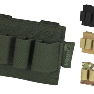 Viper Tactical - Porte cartouche Molle 4 emplacements Viper - NOIR - airsoft - equipement tactiques