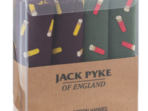 Jack Pyke - MOUCHOIRS EN TISSU JP 2 VERTS /2 BORDEAUX DESSIN CARTOUCHE - sets de nettoyages & brosses