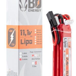 BO MANUFACTURE - 3 sticks - 1000mAh 25C - Mini Tamyia - batteries / chargeurs batteries