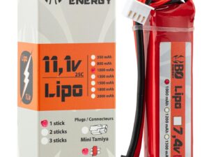 BO MANUFACTURE - 1 stick - 1000mAh 25C - T-Dean - airsoft - batterie & fusibles