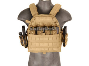 Lancer Tactical - Gilet Plate Carrier 69T4 1000D - Vert - airsoft - equipement tactiques