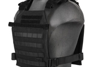 Lancer Tactical - Gilet léger Plate carrier noir 1000D - airsoft - equipement tactiques