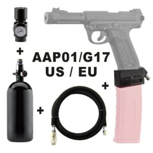 BO MANUFACTURE - Pack HPA chargeur M4 pour AAP01 / G17 series - US - airsoft - pièces détachées & upgrades