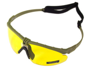 Lunettes Battle Pro Thermal Vert/Jaune - Nuprol – Verre jaune - airsoft - equipement tactiques