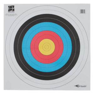 sans marque EA - Blason de Cible World Archery 60 cm – Précision Standard Centre 10 - 60 cm - Lot de 100 cibles - ciblerie...