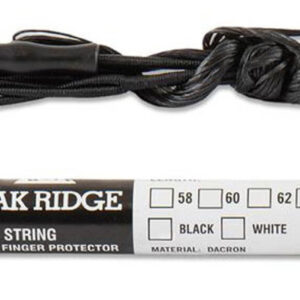 sans marque EA - Corde noire Recurve Dacron avec Protection des Doigts - 68'' - 16 brins - arcs & flèches