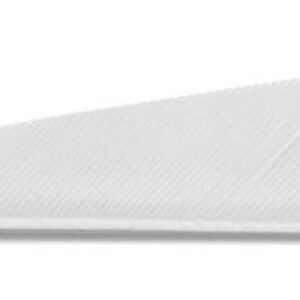 sans marque EA - Plumes blanches 4'' - flèches, pointes & plumes