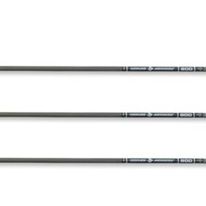 Skylon Archery - Pack de 3 flèches en carbone Frontier ID6.2 800 30 pouces avec plumes naturelles - flèches, pointes & plumes