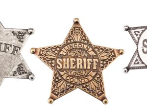 sans marque EA - Etoile de shérif 5 branches en bronze - cadeaux, statuettes & répliques