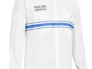 chemise respirante ml blanc pm bandes gitanes/velcro/patte micro t.3xl