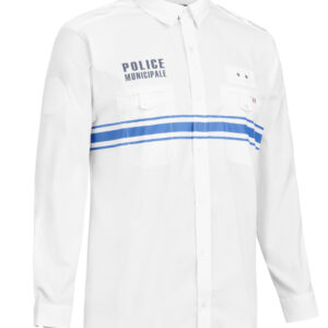 chemise respirante ml blanc pm bandes gitanes/velcro/patte micro t.xxl