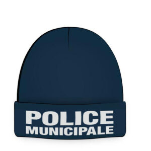 BONNET POLAIRE BLEU MARINE - BRODERIE PM - TAILLE 3 (L)